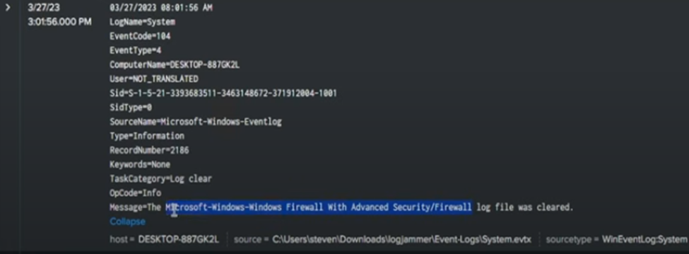 Q12 已清除的日志